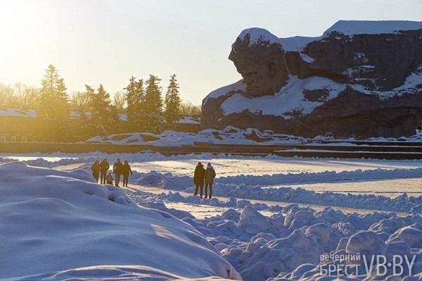Пейзажи зимней Брестской крепости