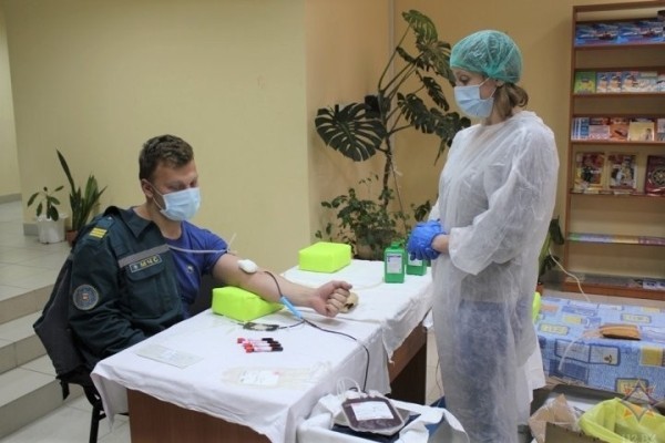 Спасатели Брестчины приняли участие в акции по сдаче крови Спасатели Брестчины приняли участие в акции по сдаче крови