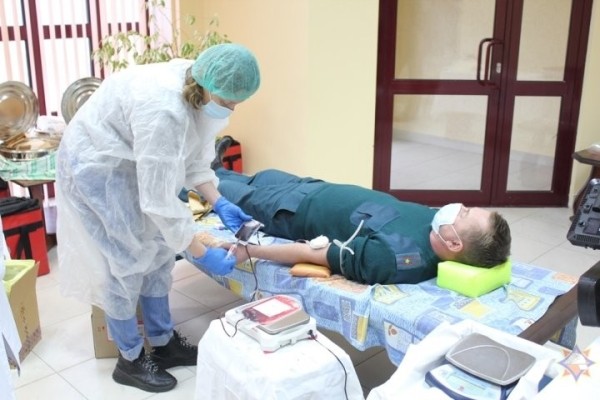 Спасатели Брестчины приняли участие в акции по сдаче крови Спасатели Брестчины приняли участие в акции по сдаче крови