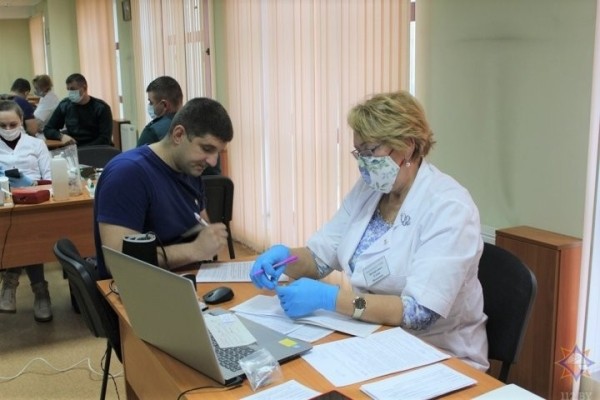 Спасатели Брестчины приняли участие в акции по сдаче крови Спасатели Брестчины приняли участие в акции по сдаче крови