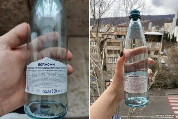 «Странная вода без вкуса и запаха». Сравниваем «Боржоми» из грузинского и белорусского магазинов