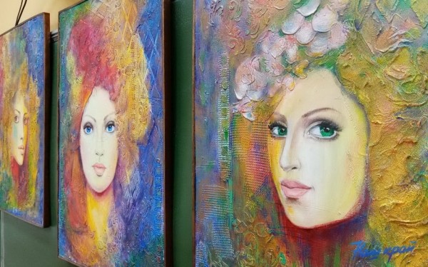 Выставка «Территория творчества» открылась в Барановичском колледже сферы обслуживания. Фоторепортаж