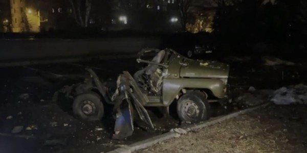 Взрыв прогремел в центре Донецка Взрыв прогремел в центре Донецка