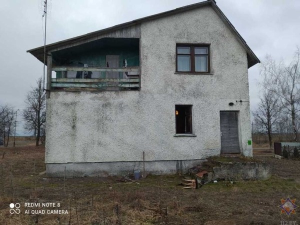 На пожаре в Каменецком районе спасены брат и сестра