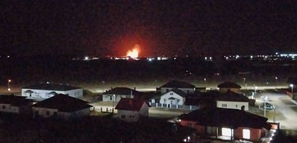 Четыре расчета МЧС тушили пожар в Барановичах. Видео