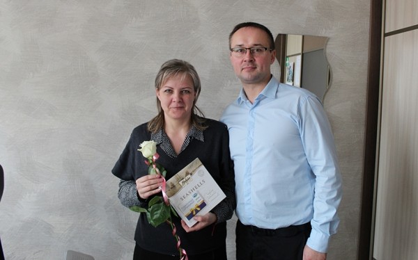 Поздравление сотрудниц в канун 8 Марта в Барановичских тепловых сетях Поздравление сотрудниц в канун 8 Марта в Барановичских тепловых сетях