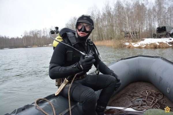 Инженерно-саперная рота проводит учения под Брестом