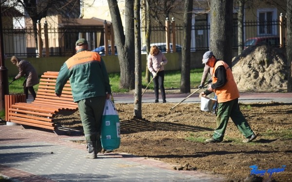 На финишной прямой. В Барановичах подходит к завершению благоустройство парка На финишной прямой. В Барановичах подходит к завершению благоустройство парка