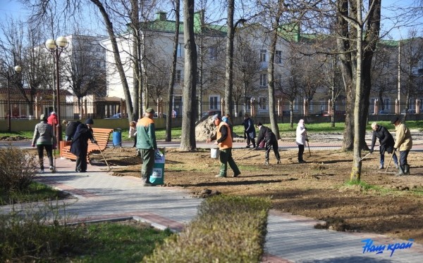 На финишной прямой. В Барановичах подходит к завершению благоустройство парка На финишной прямой. В Барановичах подходит к завершению благоустройство парка