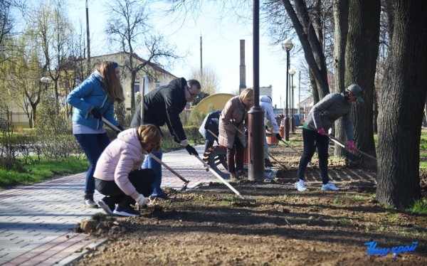 На финишной прямой. В Барановичах подходит к завершению благоустройство парка На финишной прямой. В Барановичах подходит к завершению благоустройство парка