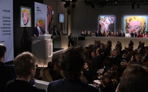 Портрет Мэрилин Монро продан за рекордную сумму Портрет Мэрилин Монро продан за рекордную сумму