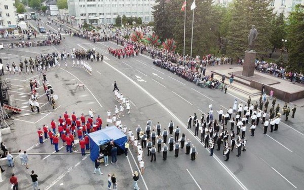 Фрагменты «Барановичской весны» с высоты