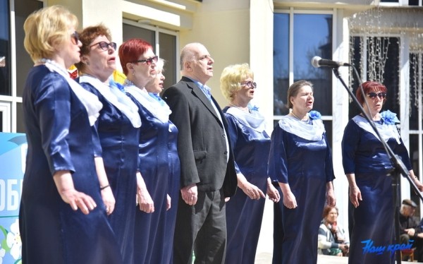 Фотофакт. Интерактивные площадки «Вечер поколений» в Барановичах ко Дню Победы