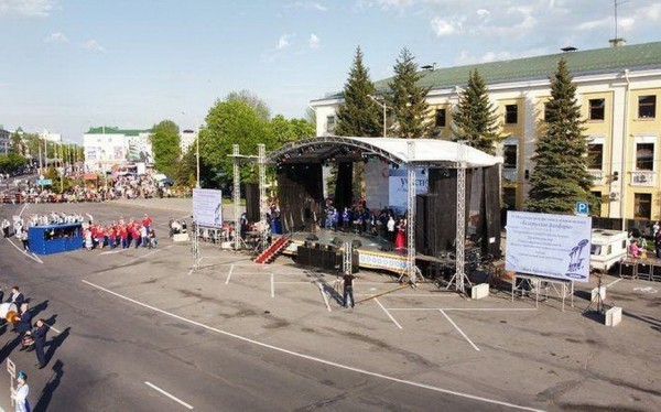 Фрагменты «Барановичской весны» с высоты