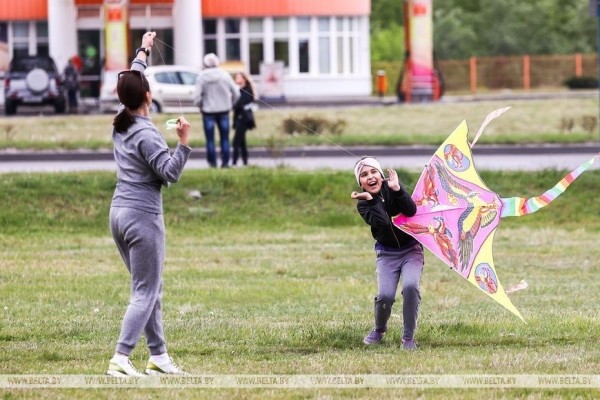 Фестиваль воздушных змеев «Майское небо Победы» в Бресте