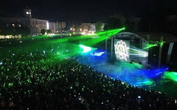 Фрагменты «Барановичской весны» с высоты