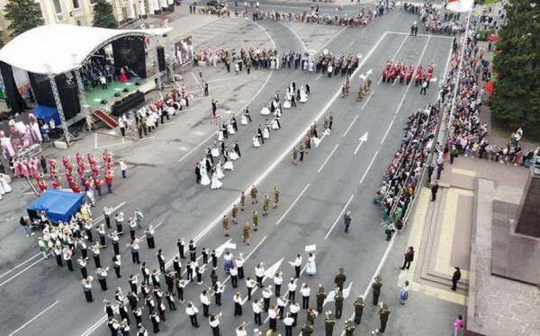 Фрагменты «Барановичской весны» с высоты