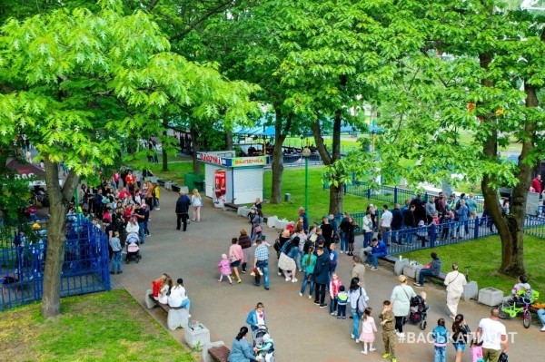 
                Как выглядит с высоты брестский парк культуры и отдыха
            