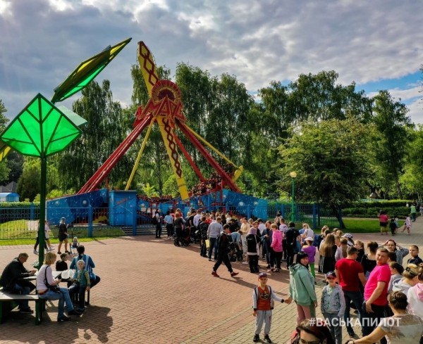 
                Как выглядит с высоты брестский парк культуры и отдыха
            