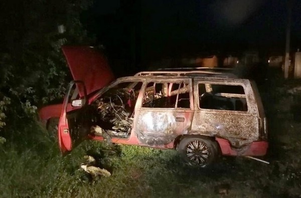 Два автомобиля горели на Брестчине