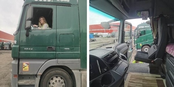 Девушка устроилась дальнобойщицей, чтобы работать с напарником-мужем Девушка устроилась дальнобойщицей, чтобы работать с напарником-мужем