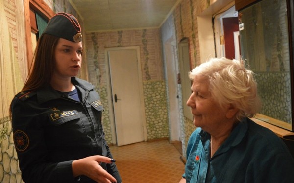 О пожарной безопасности рассказали одиноким гражданам