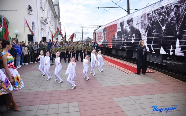 «Поезд Победы» впервые встречают Барановичи