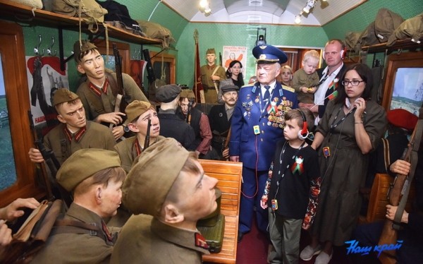 «Поезд Победы» впервые встречают Барановичи