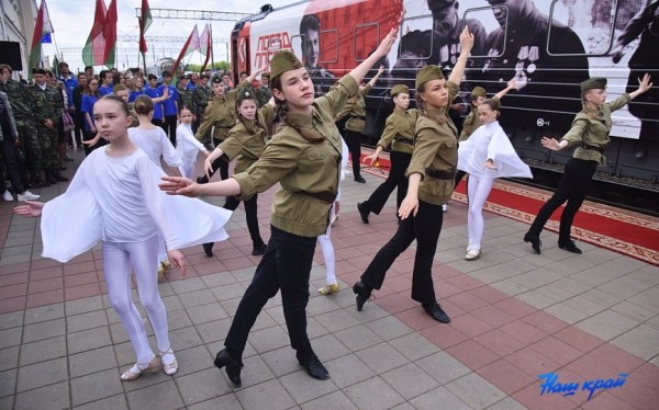 «Поезд Победы» впервые встречают Барановичи