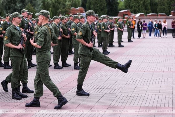 Более 120 студентов военной кафедры ГГМУ принесли присягу в Брестской крепости