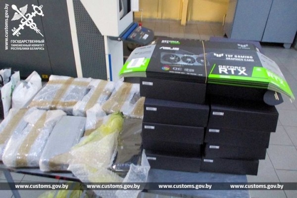 Игровые видеокарты из Польши незаконно пытались провезти через границу в Бресте Игровые видеокарты из Польши незаконно пытались провезти через границу в Бресте