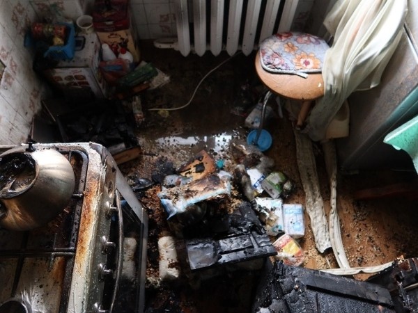 В Ганцевичах горела квартира в многоэтажке В Ганцевичах горела квартира в многоэтажке