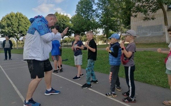 Открытая тренировка по боксу прошла в Барановичах Открытая тренировка по боксу прошла в Барановичах