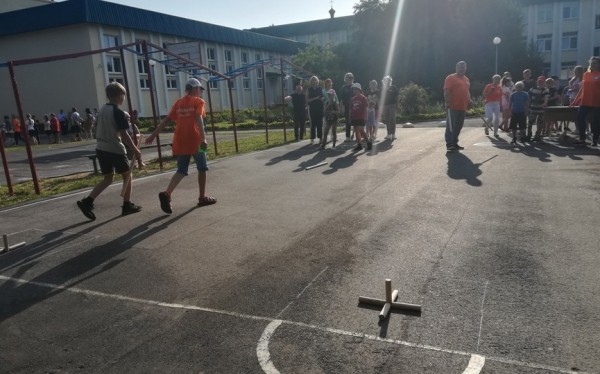 Проект «Дворовые игры» сделал остановку в гимназии № 4