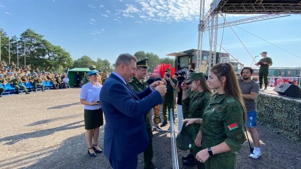 На полигоне под Брестом прошла церемония закрытия VIII Международных армейских игр