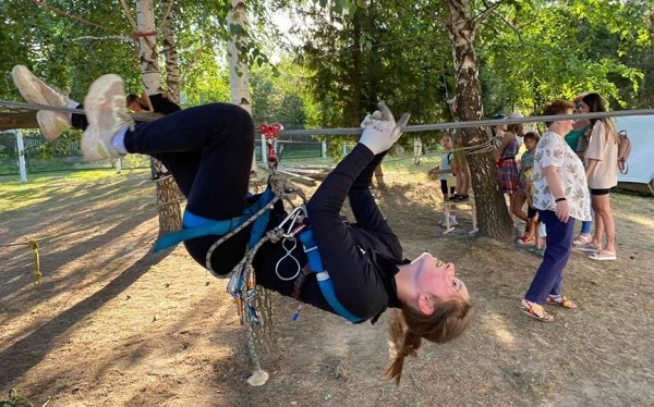 Фоторепортаж. На шести площадках в Барановичах прошли «Дворовые игры»