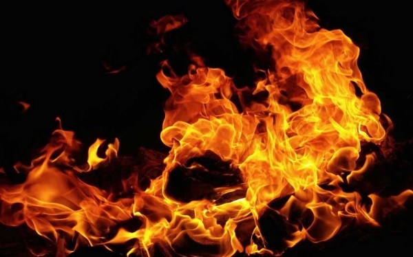 При пожаре на зерносушильном комплексе в Лунинецком районе спасено 2,5 тонны зерна