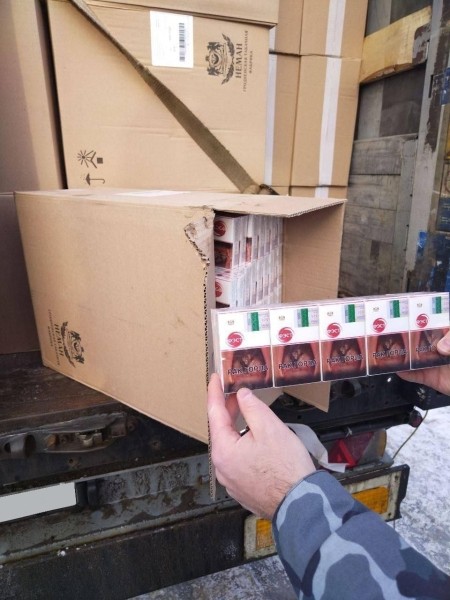 Контрабандные белорусские сигареты на $4,4 млн задержали в России Контрабандные белорусские сигареты на $4,4 млн задержали в России