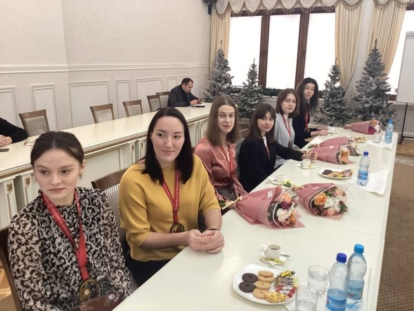 В брестском горисполкоме чествовали женскую волейбольную команду «Прибужье» В брестском горисполкоме чествовали женскую волейбольную команду «Прибужье»