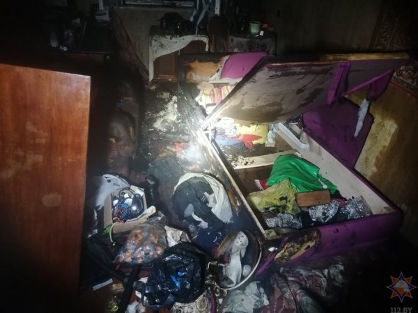 Хозяйку нашли на полу. Ночной пожар в Бресте