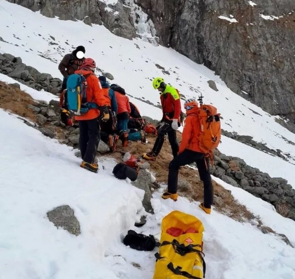 В Польше спасли белоруса, пролетевшего по склону горы около 300 метров