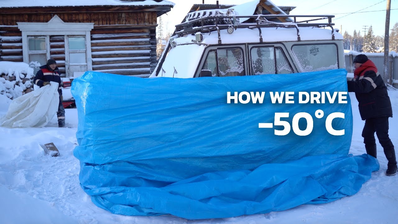 Как заводят автомобиль в минус 50°C. Видео из Якутии