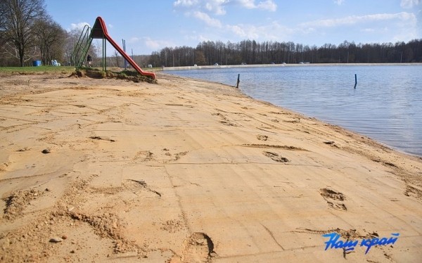 Пляжную зону расширяют в Барановичах на водохранилище Мышанка Пляжную зону расширяют в Барановичах на водохранилище Мышанка