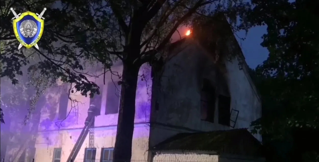 В усадьбе Станислава Монюшко в Смиловичах произошел крупный пожар