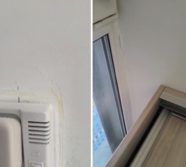 Трещины на потолке, куски обоев под шпатлевкой… Слабовидящая пара наняла строителей, которые должны были навести красоту Трещины на потолке, куски обоев под шпатлевкой… Слабовидящая пара наняла строителей, которые должны были навести красоту