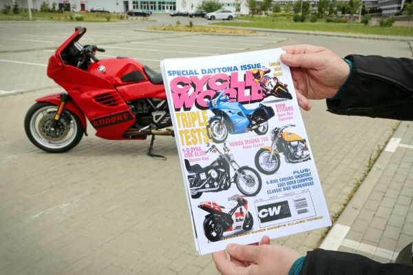 Белорус купил в США 27-летний мотоцикл BMW K1100 RS