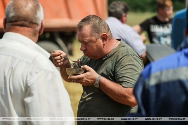 «Стараемся на деле проявлять заботу о людях», или Как в Кобринском районе начали жатву