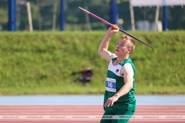 Илья Гуща из Каменца стал первым в метании копья на II Играх стран СНГ