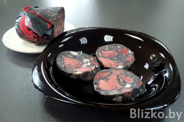 Купили и продегустировали черную колбасу