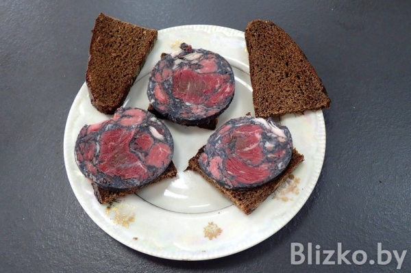 Купили и продегустировали черную колбасу